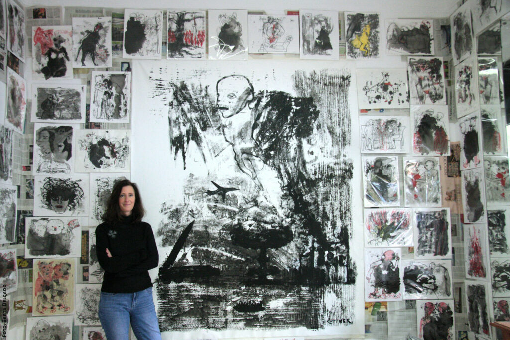 Florencia Kettner. Artista visual. Foto: Berta Delgado. YanMag