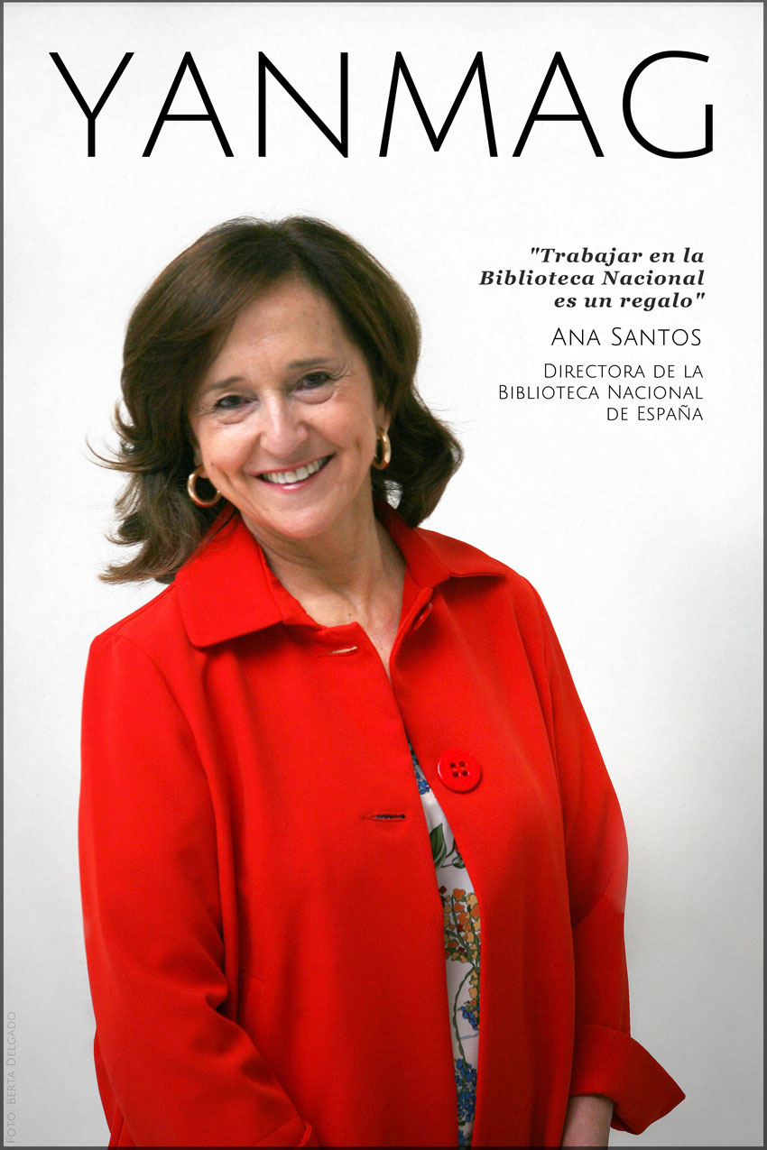 Ana Santos. Directora de la Biblioteca Nacional de Espaa. Foto: Berta Delgado. YANMAG