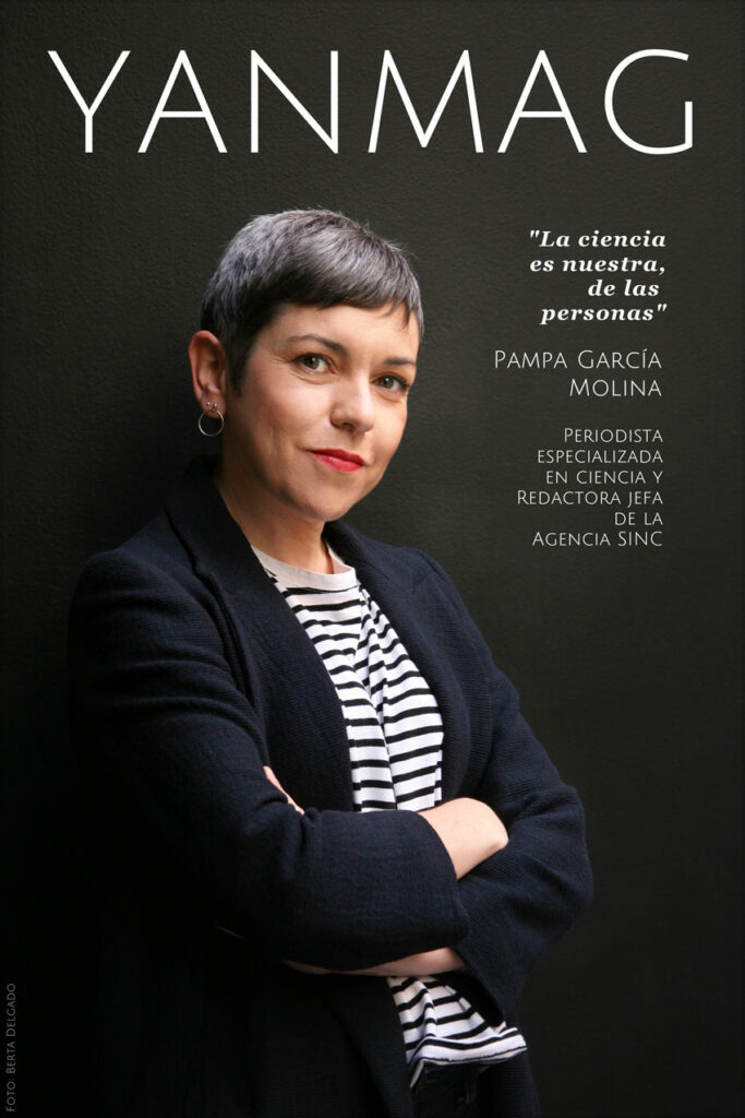 Pampa Garcia Molina. Periodista Especializada en ciencia y redactora jefa de la Agencia SINC. Foto: Berta Delgado. YANMAG