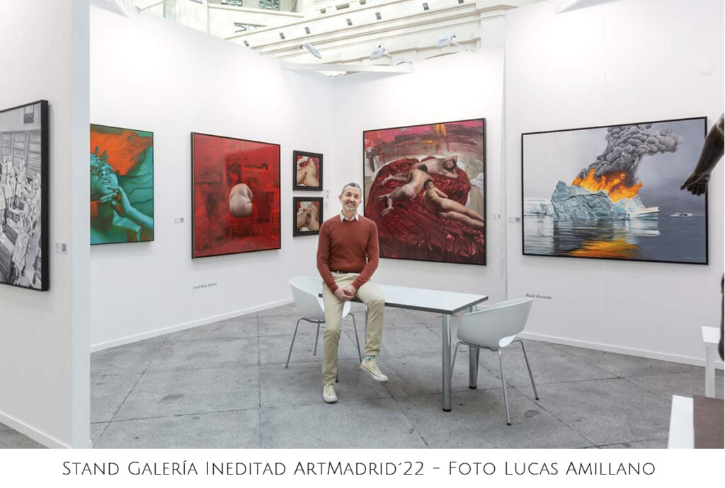 ArtMadrid 2022. Stand de la Galeria Ineditad. Foto Lucas Amillano