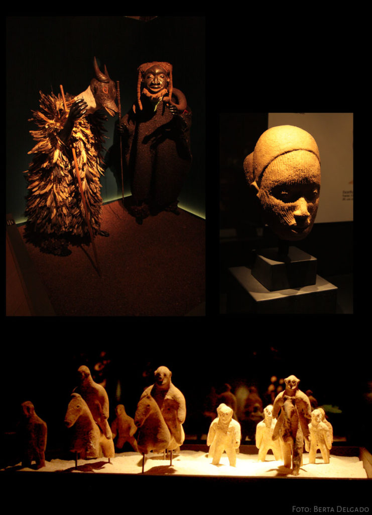 Piezas expuestas en el Museo de Arte Africano de Valladolid - Fundación Jiménez-Arellano (UVA)