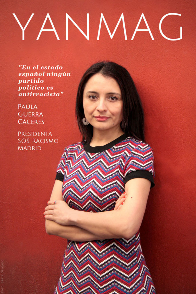 Paula Guerra Caceres. Presidenta de SOS Racismo Madrid. Foto: Berta Delgado. YanMag