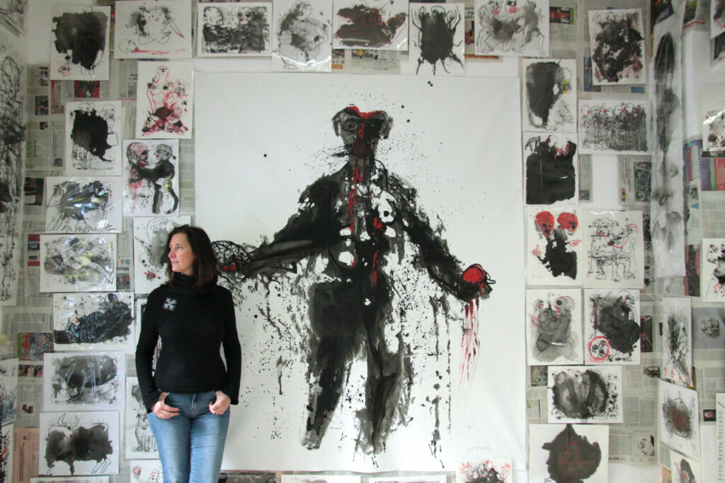 Florencia Kettner. Artista visual. Foto: Berta Delgado. YanMag