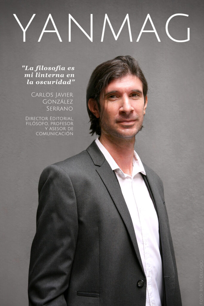 Carlos Javier Gonzalez Serrano - Director editorial, filosofo, profesor y asesor de comunicacion. Foto Berta Delgado.YANMAG