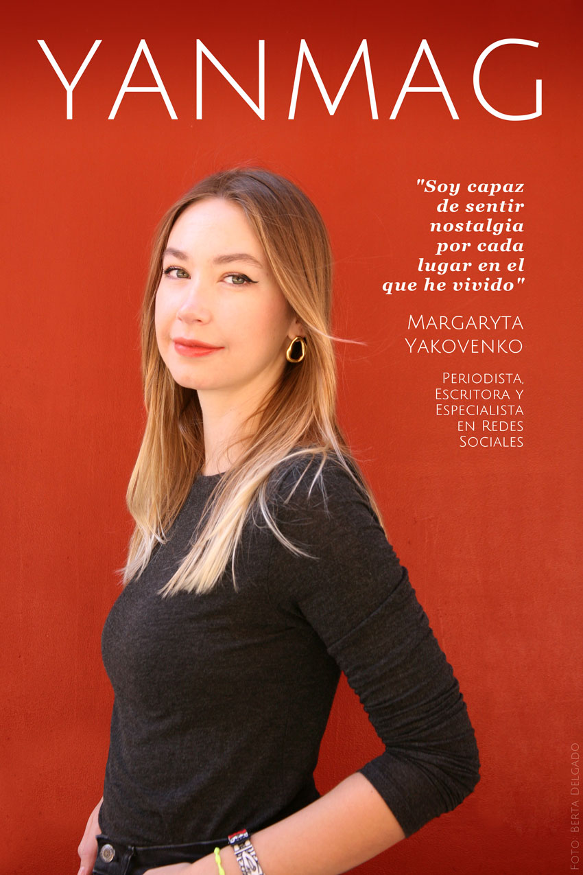 Margaryta Yakovenko. Periodista, escritora y especialista en Redes Sociales. Foto: Berta Delgado. YANMAG