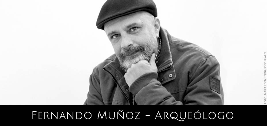 Fernando Muñoz Villarejo - Arqueologo. Foto: Maria Eden Fernandez