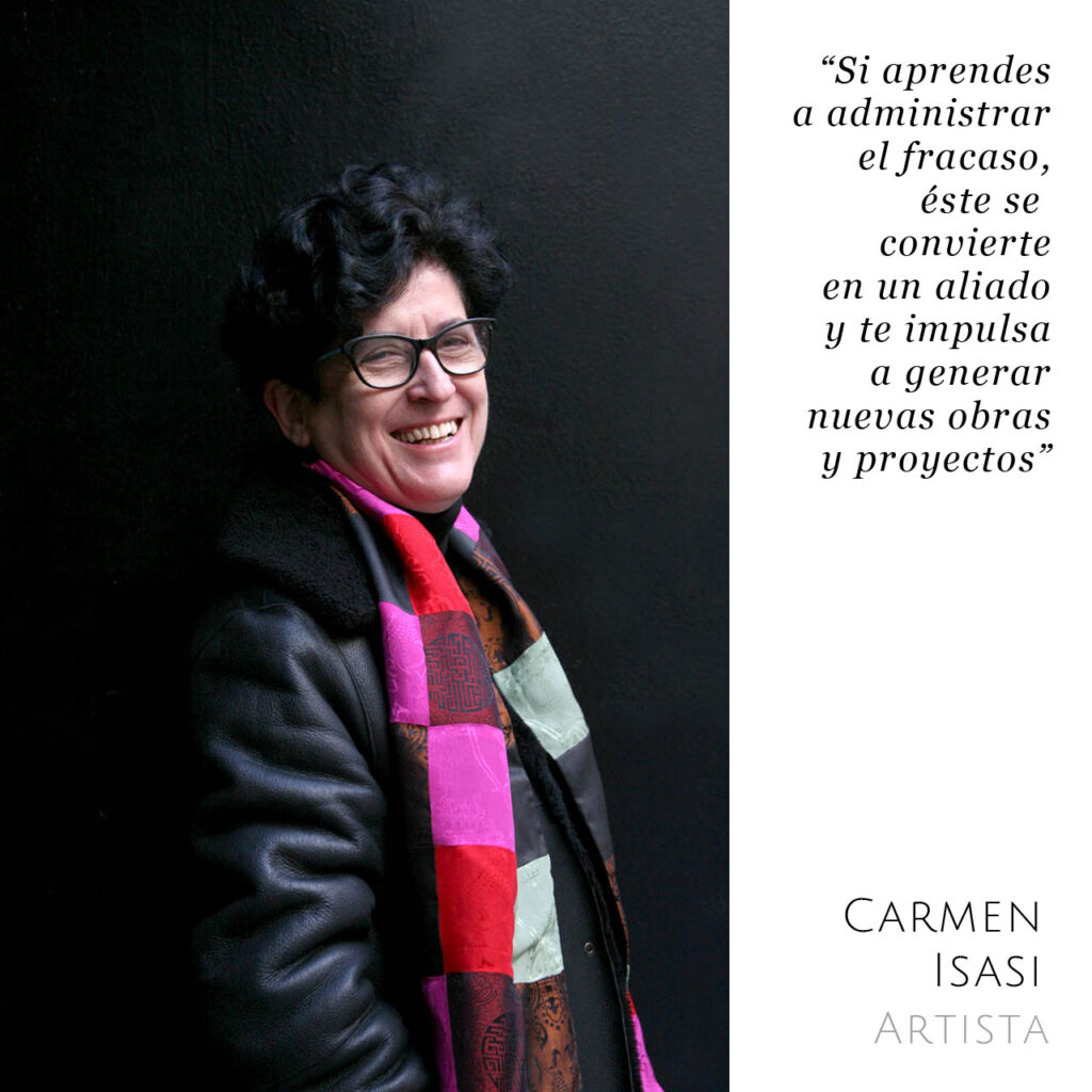 Carmen Isasi. Artista. Foto: Berta Delgado