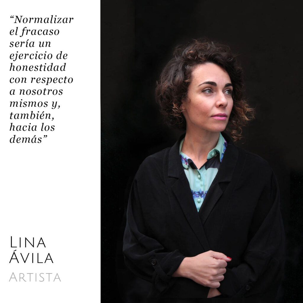 Lina Avila. Artista. Foto: Berta Delgado