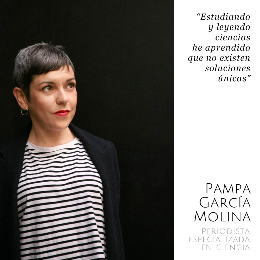 Pampa Garcia Molina. Periodista especializada en Ciencia. Foto Berta Delgado