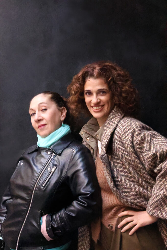 Ruth Gabriel y Montse Peidro - Actrices. Foto Berta Delgado. YANMAG